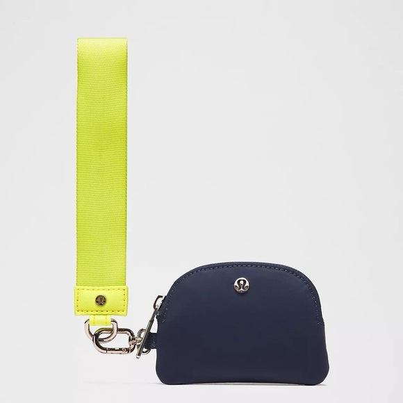 Lululemon Dual Pouch Wristlet- Sour Grape/Club Blue - Picture 6 of 6